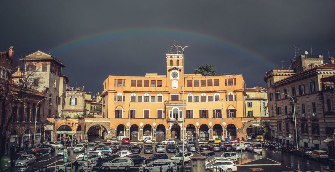 arcobaleno montesacro roma. Foto di © Valeria Ciardulli