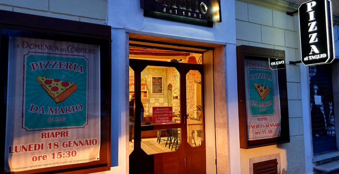 pizzeria da mario esterno