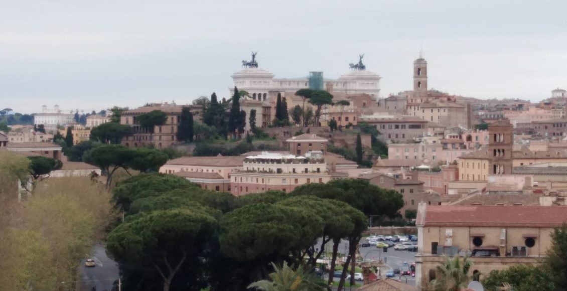 Roma panorama dal giardino degli aranci