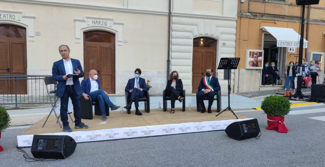 palchetto inaugurazione teatro narzio giugno 2021