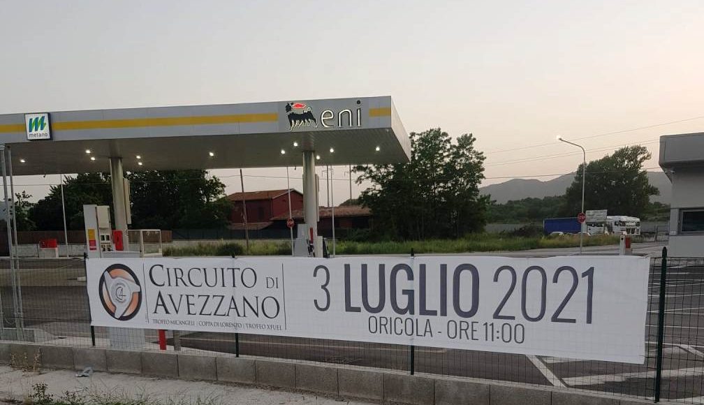 striscione evento oricola auto epoca 2021