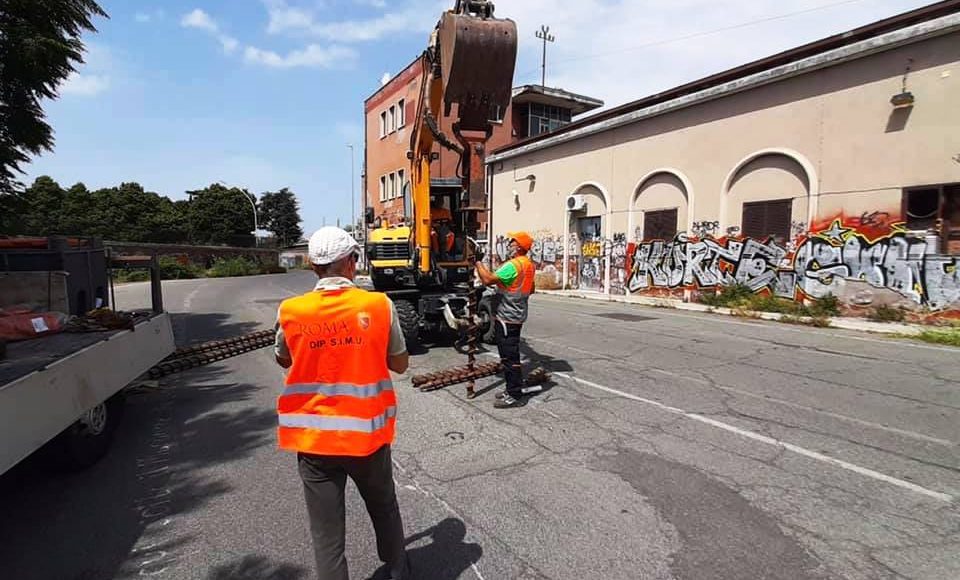 lavori roma via del madrione