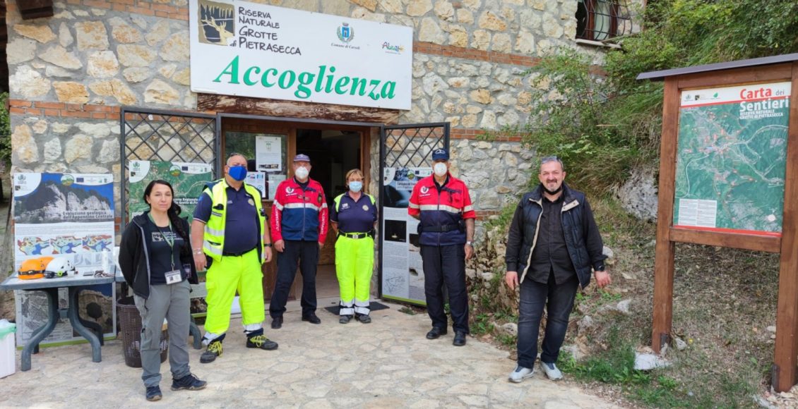 gruppo anc protezione civile carsoli riserva grotte di pietrasecca