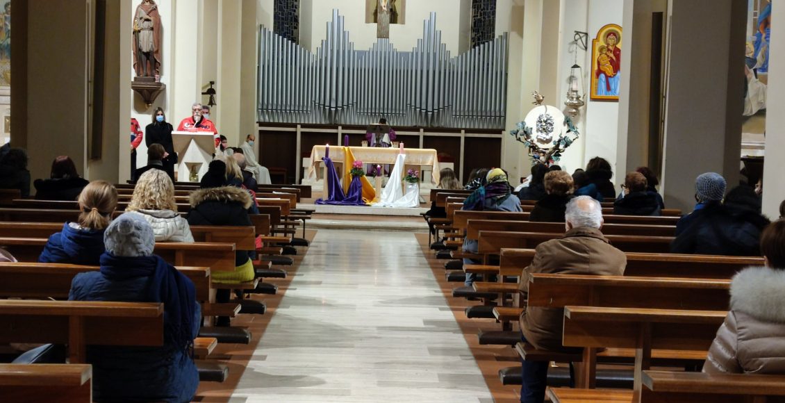 Chiesa Santa Vittoria interno dicembre 2021