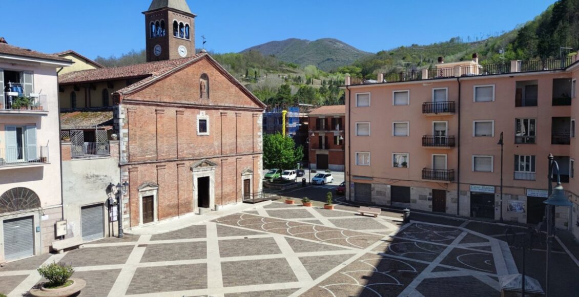 facciata chiesa santa vittoria piazza corradino maggio 2022