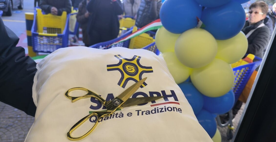sacoph forbice d’oro inaugurazione supermercato